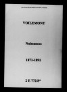 Voilemont. Naissances 1871-1891