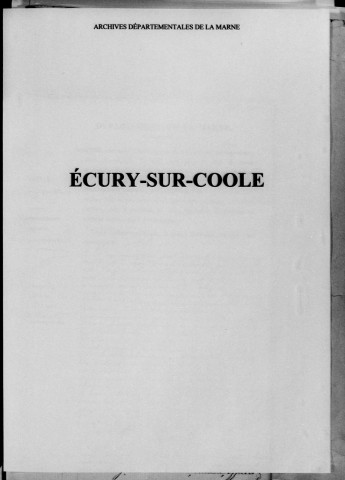 Écury-sur-Coole. Naissances 1872