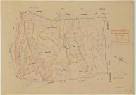 Florent-en-Argonne (51253). Section D échelle 1/2500, plan mis à jour pour 1952, plan non régulier (papier)