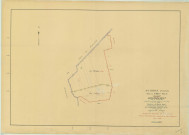 Val-des-Marais (51158). Aulnizeux (51024). Section Y1 échelle 1/2000, plan remembré pour 1954 (ancienne section B1 ), plan régulier (papier)