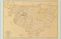 Loisy-en-Brie (51327). Tableau d'assemblage 3 échelle 1/5000, plan remembré pour 1952, plan régulier (papier)