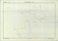 Berméricourt (51051). Section ZB échelle 1/2000, plan remembré pour 1970, plan régulier (papier armé).