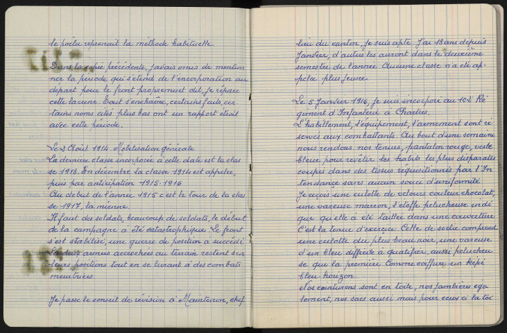 Récit de guerre de Raymond Pouillé (1 Num 65)