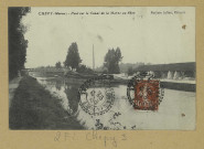 CHEPY. Pont sur le canal de la Marne au Rhin.
Édition Parjoie Julien.[vers 1912]