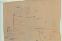 Val-de-Vesle (51571). Section C2 2 échelle 1/1250, plan mis à jour pour 1933, ancienne commune de Courmelois (51189), plan non régulier (papier).