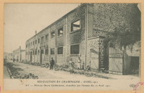 AY. Révolution en Champagne - Avril 1911. Aÿ - Maison Deutz Geldermann, incendiée par l'émeute du 12 avril 1911 / E.L.D.
E.L.D.1911