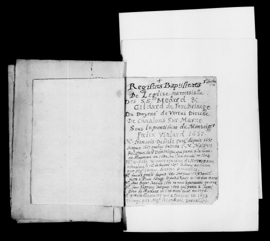 Fèrebrianges. Baptêmes, mariages, sépultures 1657-1692