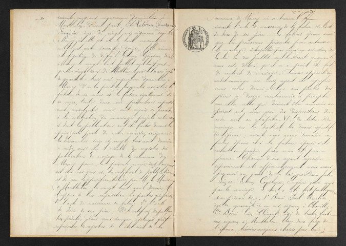 Mancy. Mariages 1893-1929