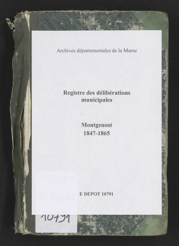 Délibérations municipales.