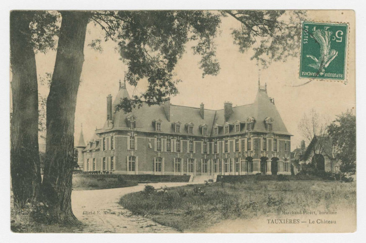 TAUXIÈRES-MUTRY. Le Château.