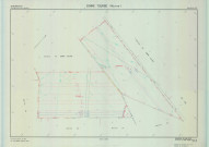 Somme-Tourbe (51547). Section ZX échelle 1/2000, plan remembré pour 1993, plan régulier (calque)