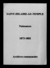 Saint-Hilaire-au-Temple. Naissances 1873-1882