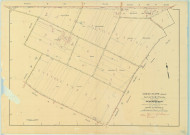 Somme-Suippe (51546). Section W2 échelle 1/2000, plan remembré pour 1957, plan régulier (papier)