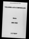 Villiers-aux-Corneilles. Décès an XI-1862