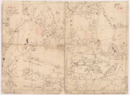 Plan brouillon et arpentage du terroir de Fresnes 1774 à 1775