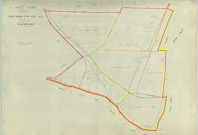 Saint-Mard-sur-Auve (51498). Section ZB échelle 1/2000, plan remembré pour 1968 (extension sur la Chapelle-Felcourt section ZA), plan régulier (papier armé)