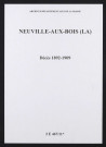 Neuville-aux-Bois (La). Décès 1892-1909