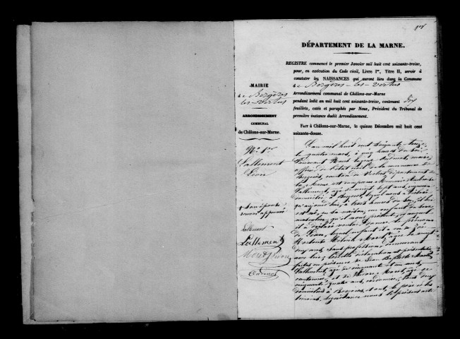 Bergères-lès-Vertus. Naissances 1873-1882