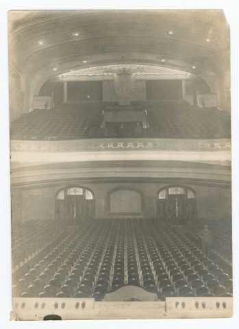 REIMS. Chantier de reconstruction du Grand Théâtre de Reims. Intérieur