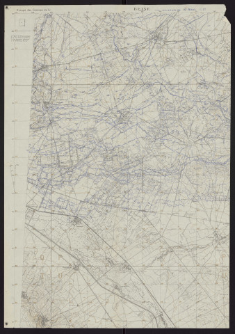 Rethel-Vouziers.
Service géographique de l'Armée (Imp.G. C. T. A. IV n°85).1918