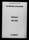Mesnil-sur-Oger (Le). Naissances 1863-1892