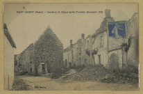 PASSY-GRIGNY. Carrefour de Grigny après l'invasion allemande 1918.
Édit. Bouvry.1921