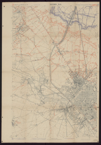 Reims N.O.
Service géographique de l'armée].1917