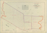 Athis (51018). Section ZE échelle 1/2000, plan remembré pour 1958 (mis à jour en 1961, extension sur Champigneul section ZA), plan régulier (papier armé)
