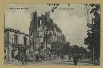 REIMS. Reims en ruines - Avenue de Laon.