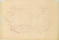 Giffaumont-Champaubert (51269). Section 114 B1 échelle 1/2000, plan napoléonien sans date (copie du plan napoléonien), plan non régulier (papier)