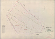 Berzieux (51053). Section ZI échelle 1/2000, plan remembré pour 1959, plan régulier (papier armé)