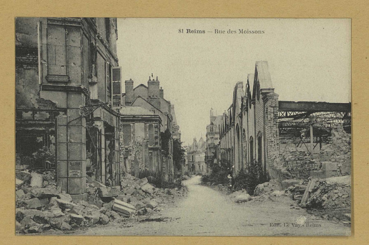 REIMS. 81. Rue des Moissons.
ReimsLe Vay.Sans date