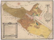 Plan des parties du village et du terroir de Chamery dépendant de la châtellenie de Nogent-Sermiers (1776), Pierre Villain