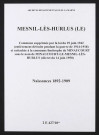 Mesnil-lès-Hurlus (Le). Naissances 1892-1909