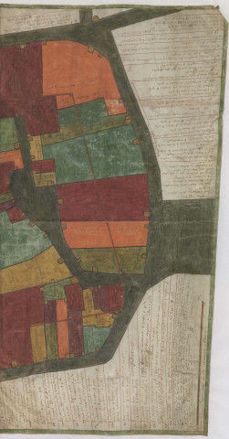 Plan des biens sis à Cour-Salin (1617)