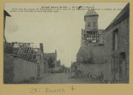 REUVES. Grande guerre de 1914. Reuves (Marne). Reuves situé près des marais de Saint-Gond, ce petit pays de 134 habitants eut beaucoup à souffrir du bombardement et de l'incendie (6 au 8 septembre1914)*.