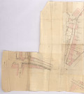 RN 3. Plan de la partie de la ville de Dormans, 1753.
