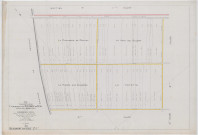 Beaumont-sur-Vesle (51044). Section Z1 2 échelle 1/1250, plan remembré pour 1922, plan régulier (papier).