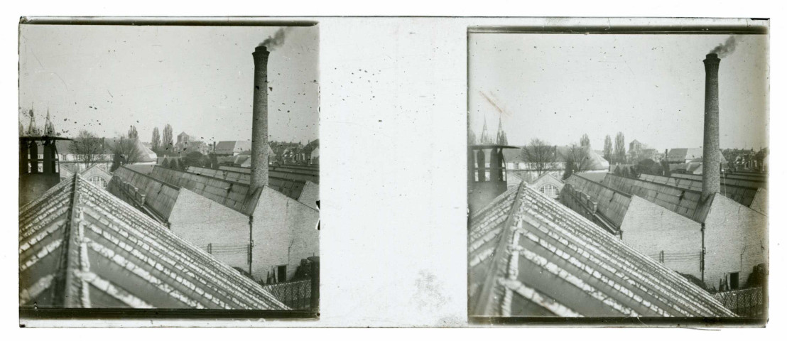 Vue de Châlons depuis l'école nationale d'arts et métiers