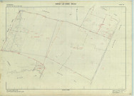 Vanault-les-Dames (51590). Section ZB échelle 1/2000, plan remembré pour 1965, plan régulier (papier armé)