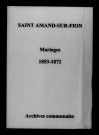 Saint-Amand. Mariages 1853-1872