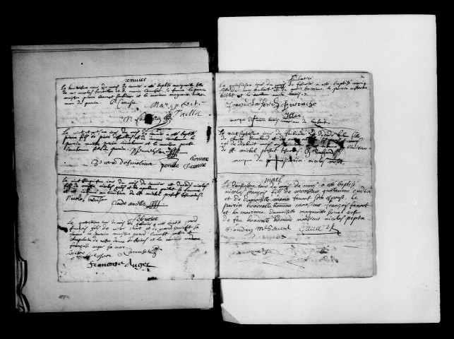 Reims. Saint-Michel. Baptêmes, mariages, sépultures, confirmations 1674-1700
