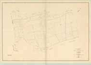 Écury-sur-Coole (51227). Tableau d'assemblage échelle 1/5000, plan remembré pour 1959, plan régulier (papier)