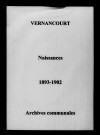 Vernancourt. Naissances 1893-1902