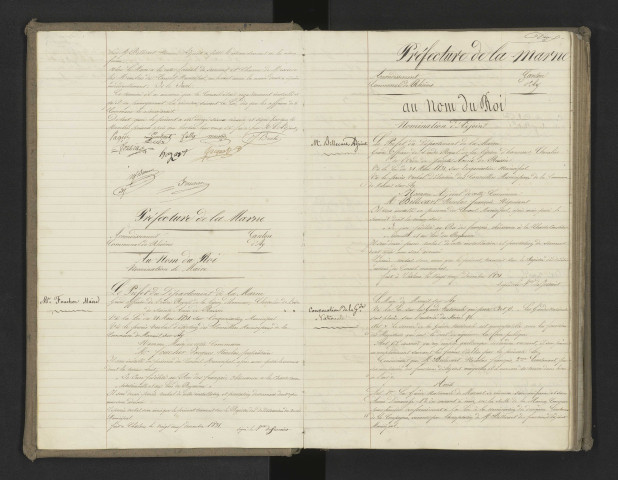 Délibérations municipales.