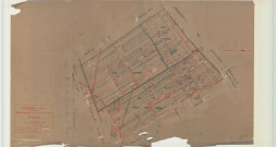 Cheniers (51146). Section B2 échelle 1/2500, plan mis à jour pour 1933, plan non régulier (calque)