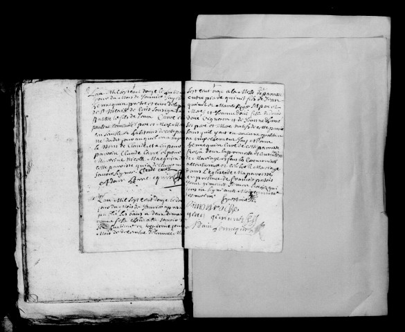 Cuis. Baptêmes, mariages, sépultures 1712