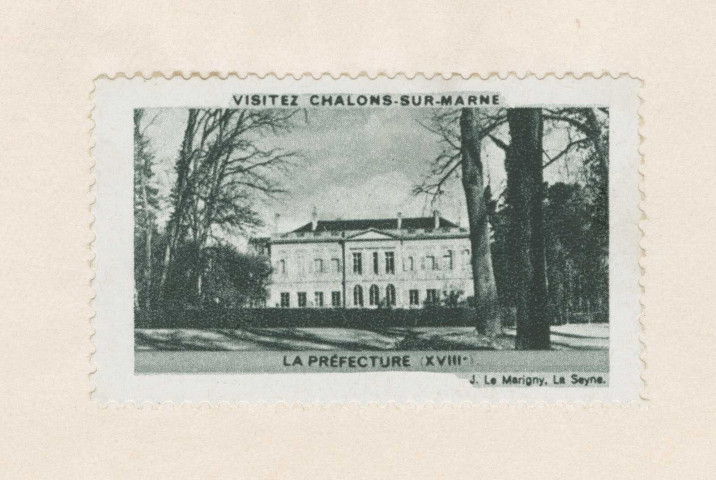 Visitez Châlons-sur-Marne. Vielles maisons rue de La Petite Poissonnerie.
La Seyne (Var)J. Le Marigny.Sans date