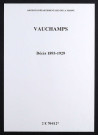 Vauchamps. Décès 1893-1929