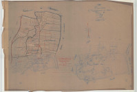 Dampierre-le-Château (51206). Section B1 échelle 1/2500, plan mis à jour pour 1933, plan non régulier (calque)